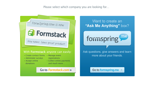 Formspring.com 15 Nice Solutions for Free Contact Form Services